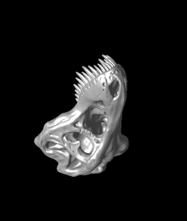 t-rexskull skullstl 3d model tnightingale thangs 3d print model - Mito3D