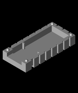 t800 cpu chip usb case 3d model xpluse thangs 3d print model - Mito3D