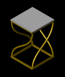 table 2step 3d model cforcad thangs 3d print model - Mito3D