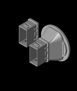 tacoma mag seguro monte aux botão 3d print model - Mito3D