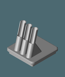 tamiya basic file holder gridfinity - nate lucci 3d print model - Mito3D
