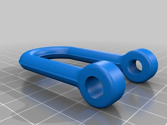 tank style tow hook shackle - 3d by jerrycon on thangs 3d print model - Mito3D