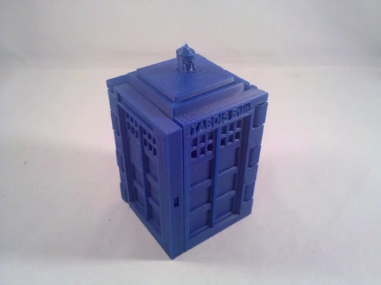 tardis run board game - print in one 3d by pprofessor on thangs doctorwho doctor who printinplace place pip print-in-place 3d print model - Mito3D