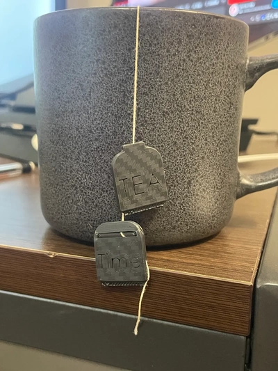 tea bag string clip - 3d by reagan ducote on thangs 3d print model - Mito3D