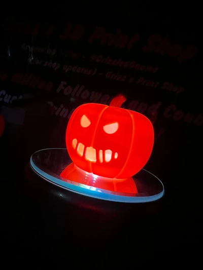 tea light jack o lantern - angry melty 3d by grizzledgnome on thangs 3d print model - Mito3D