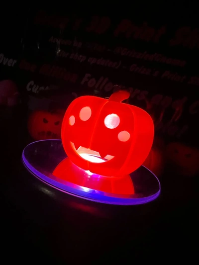 tea light jack o lantern - spidey 3d by grizzledgnome on thangs 3d print model - Mito3D