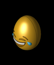 gözyaşları sevinç Yumurta 3d model baskıya basın teşekkürler 3d print model - Mito3D