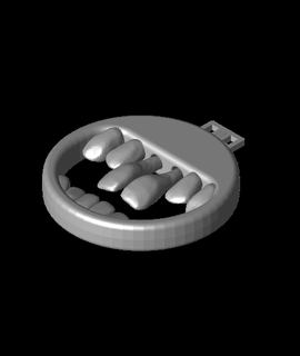 teeth ornament davemakesstuff Hobbies & Games 3d print model - Mito3D