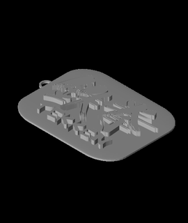 Tekken kabartmalı anahtarlık gareth7562 sanatlar eğlence 3d print model - Mito3D
