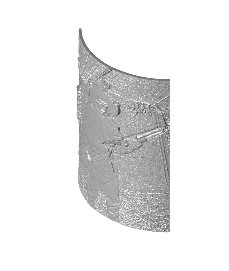 teletubbie shotgun lithophane 3d model thangs 3D print model - Mito3D