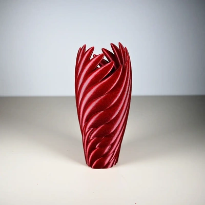 dokunaç vazo 3d by baskı tavşanı teşekkürler 3dprintbunny 3d print model - Mito3D