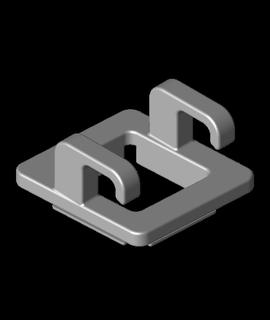 tesla hatch hook squarestl dispositifs 3d print model - Mito3D