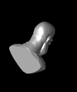 thanos estilizado busto cuerpo 3d print model - Mito3D