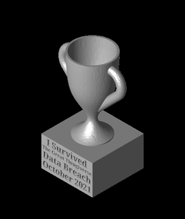 thingiverse data breach trophy 3d model mdw3d thangs 3d print model - Mito3D