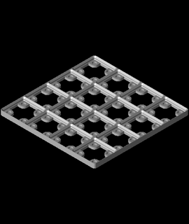 minimal plaque base 4x4stl as Accueil maison jardin 3d print model - Mito3D