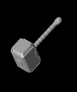 thor hammer roboninja 3d print model - Mito3D