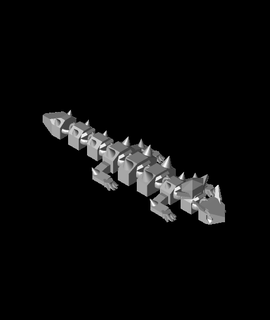 thorny devil lizardstl jamesrjuniper 3d print model - Mito3D