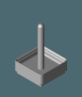 thread spool holder gridfinity - nate lucci 3d print model - Mito3D