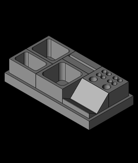 tidydesk pc desk organizer v2step 3d model thangs 3d print model - Mito3D