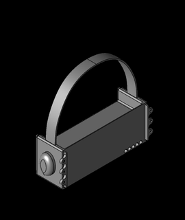tidydesk wall mountable headphone holder 3d model thangs 3d print model - Mito3D