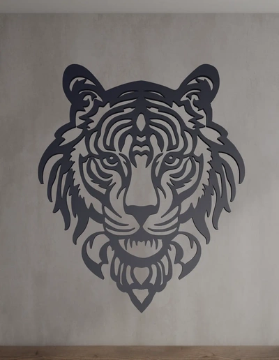 tiger wall art - 3d by ri0m0 on thangs 3d print model - Mito3D