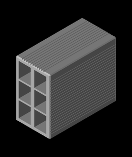 tijolo simples 3d modelo ivg11papirus 3d print model - Mito3D