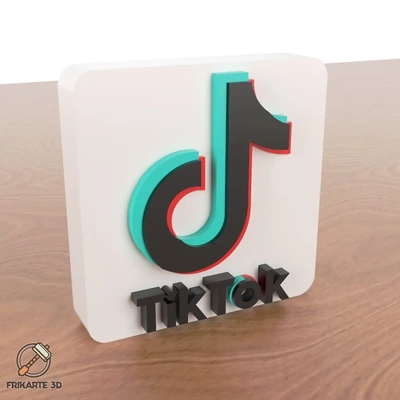 tick tack dekoration 3d by frikarte3d on danke influencer 3d print model - Mito3D