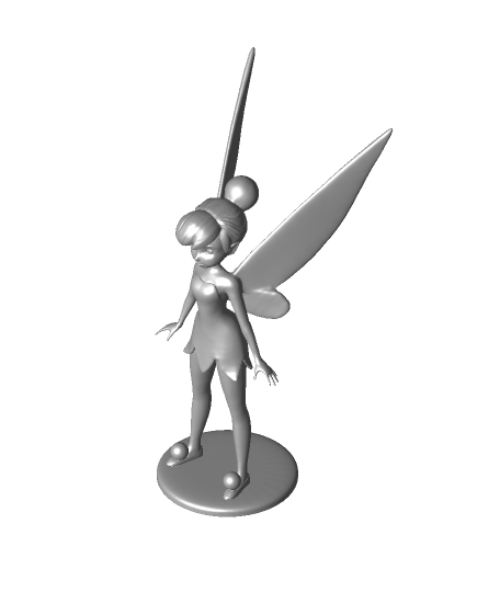 Tinker Bell 3d Modell vegveg1988 danke 3D print model - Mito3D