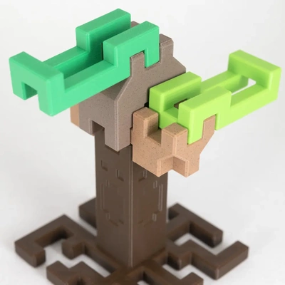 tippi tipmas tree branch stacker - 3d by on thangs tabletop game games toy toys trees mod accessory add dlc expansion tippy desktop desk 3d print model - Mito3D