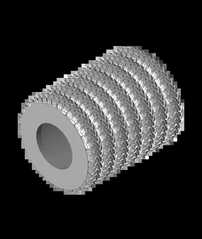 tire stack can cup - 3d by wyatt69 on thangs 3d print model - Mito3D