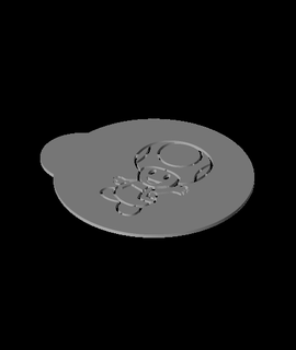 toad coffee stencil 3d model nerd maker engineer thangs 3d print model - Mito3D