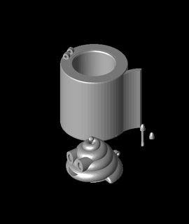 toilette papier coozie couvercle 3d print model - Mito3D
