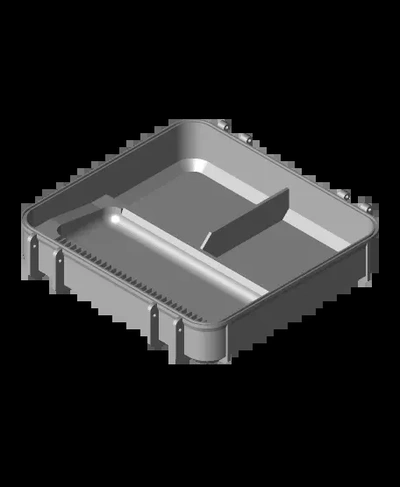 outil boîte base 30 filament échantillons facile accès 2 arrière compartiments 3d by frikarte3d 3d print model - Mito3D