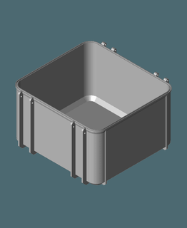 tool box base large - frikarte 3d print model - Mito3D