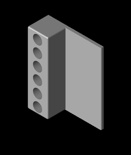 tool holder block small pliers 3d print model - Mito3D