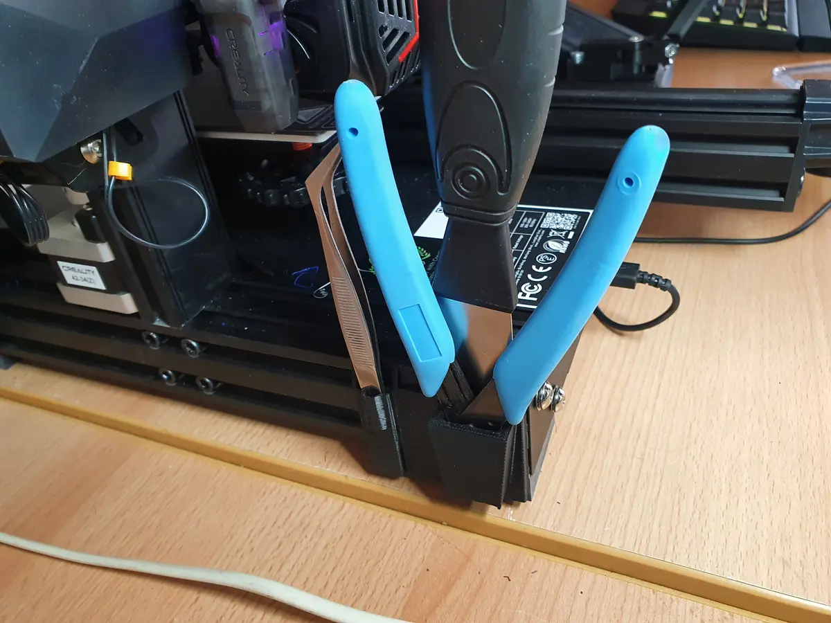 tool holder ender 3 v2 neo - 3d by duke sr on thangs 3D print model - Mito3D