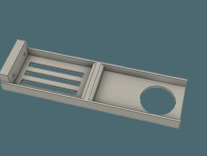 top mount carrete vertical soporte anycubic kobra benovación 3d print model - Mito3D