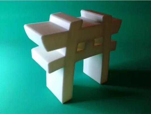 torii japonca kapı iç içe geçmiş kutu v1 3d by ppac teşekkürler 3d print model - Mito3D