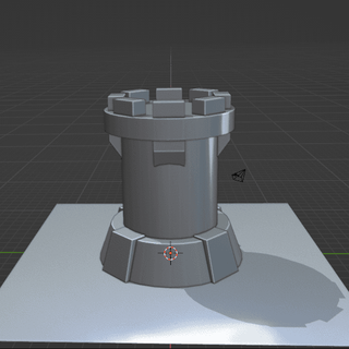 torre medieval triforia 3d print model - Mito3D