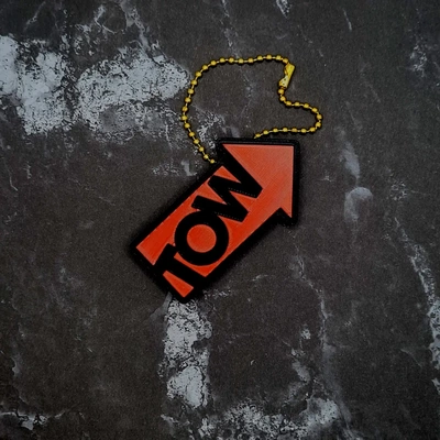 tow hook keychain - 3d by jcreatenz on thangs 3d print model - Mito3D