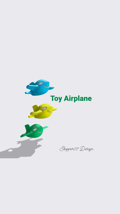 oyuncak uçak 3d by skipper07 teşekkürler alışveriş oyuncaklar 3d print model - Mito3D