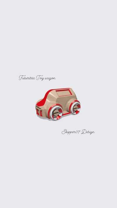 toy car wagon - 3d by skipper07 on thangs shopping toys 3d print model - Mito3D