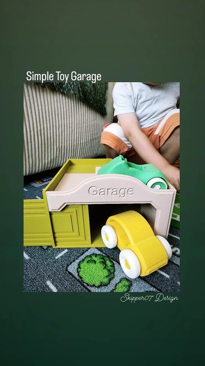 jouet garage 2 0 3d by skipper07 achats jouets 3d print model - Mito3D