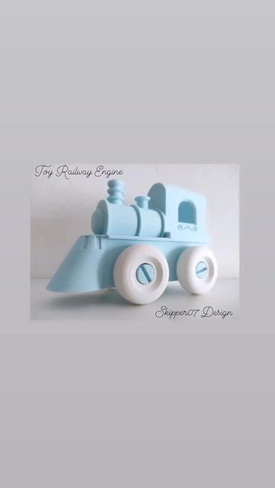 toy railway engine 14 - 3d by skipper07 on thangs shopping toys 3d print model - Mito3D