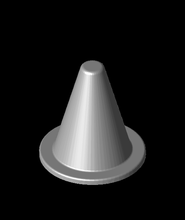 toy traffic cone 3d model decrefydesigns thangs 3d print model - Mito3D
