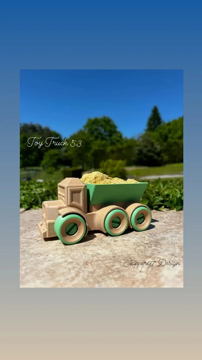 toy truck 53 - 3d by skipper07 on thangs shopping toys 3d print model - Mito3D