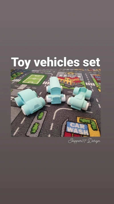 toy vehicles set - 3d by skipper07 on thangs shopping toys 3d print model - Mito3D