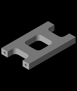 traxxas yırtmaç tampon kol destek 3d print model - Mito3D