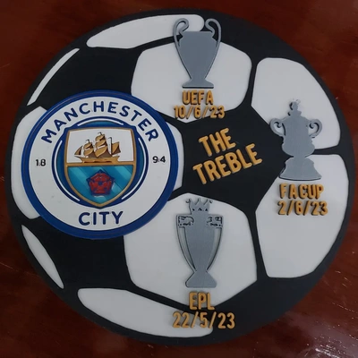 treble plaque - manchester city 3d by daddywazzy thecreator on thangs 3d print model - Mito3D