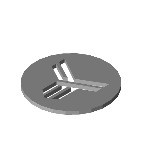 trédinium logo 3d modèle 3D print model - Mito3D